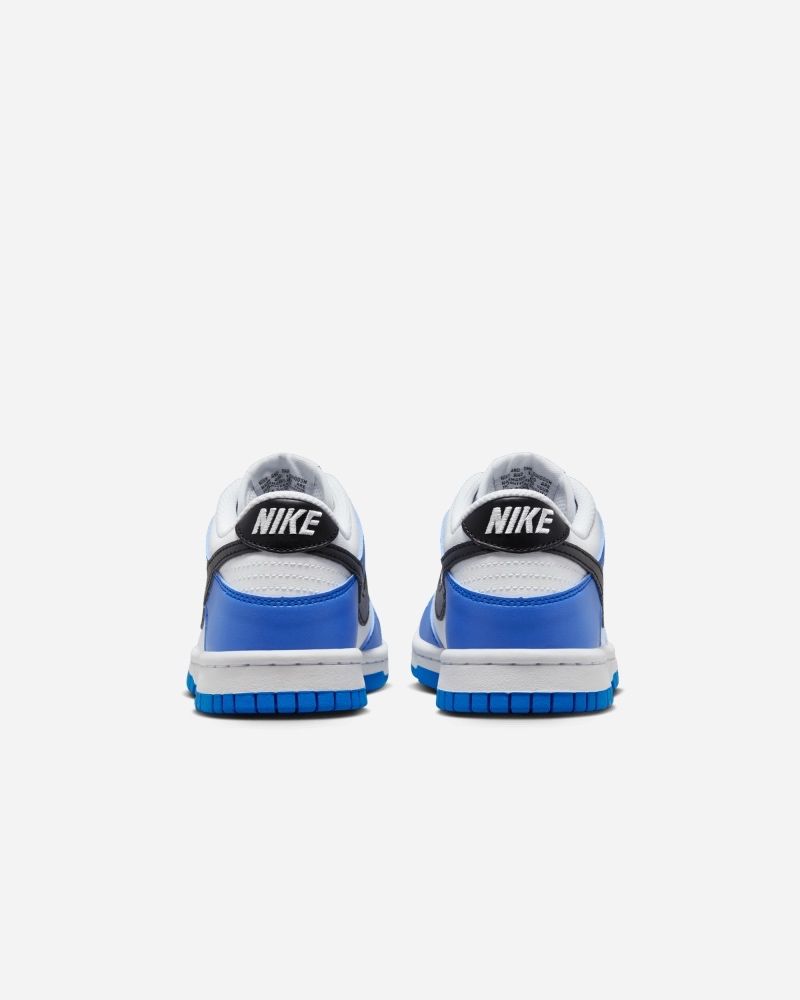 Chaussures Nike Dunk Low GS Blanc & Bleu pour Enfant FV7021-400