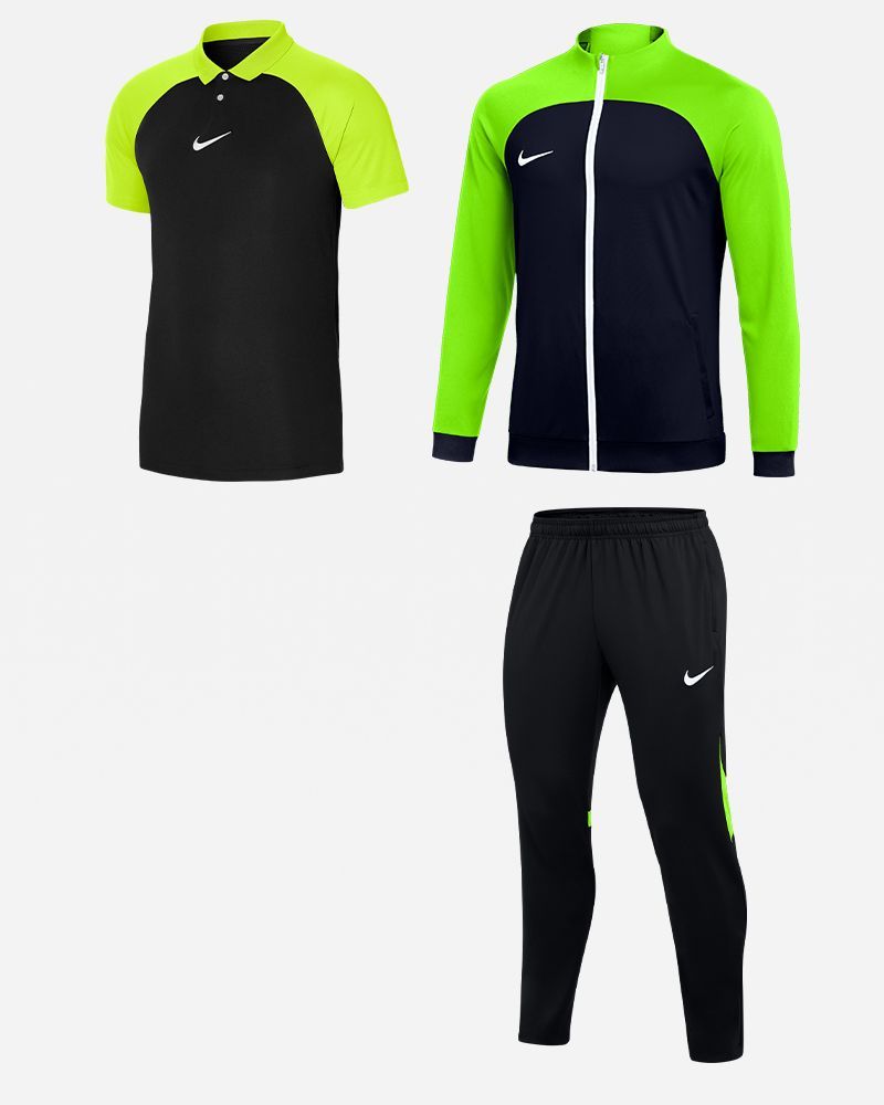 Ensemble Nike homme Pack 3 pièces Polo Academy Pro Veste de survetement Pantalon de survetement DH9228 DH9234 DH9240