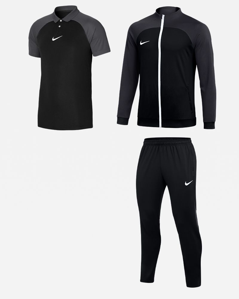 Ensemble Nike homme Pack 3 pièces Polo Academy Pro Veste de survetement Pantalon de survetement DH9228 DH9234 DH9240