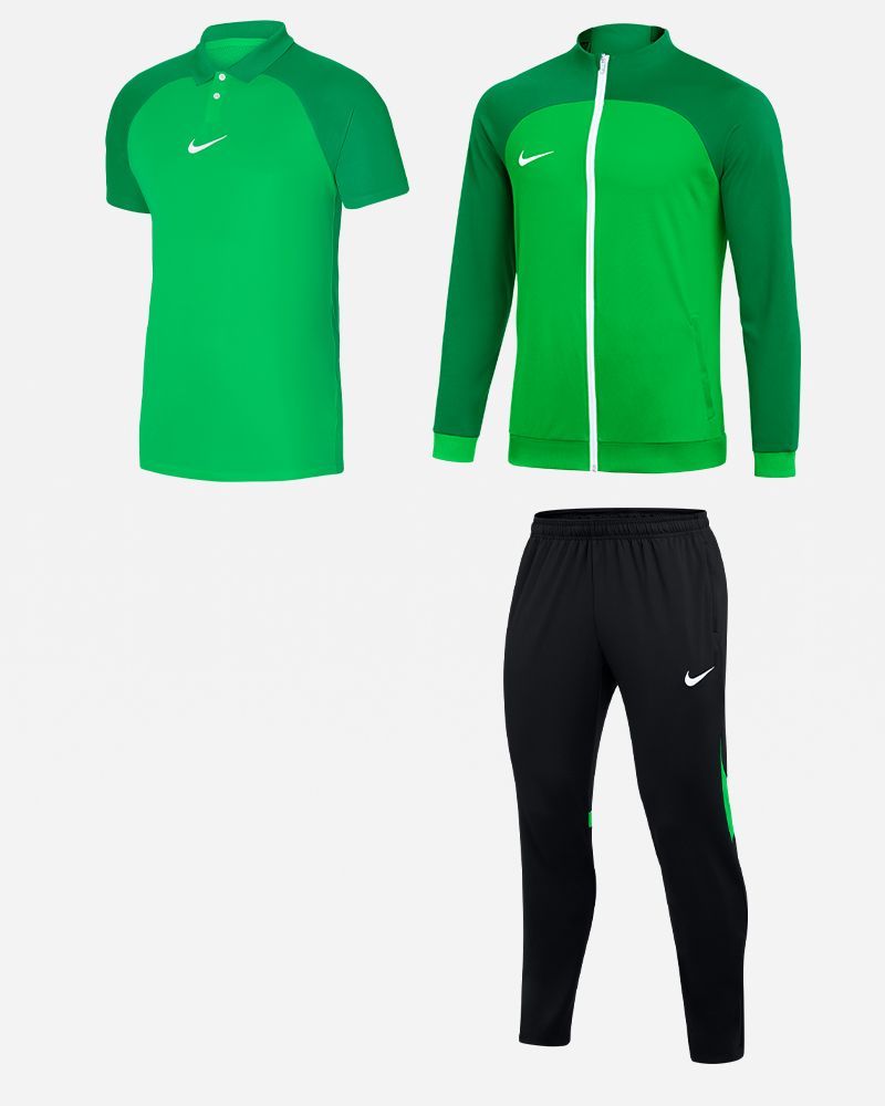 Ensemble Nike homme Pack 3 pièces Polo Academy Pro Veste de survetement Pantalon de survetement DH9228 DH9234 DH9240