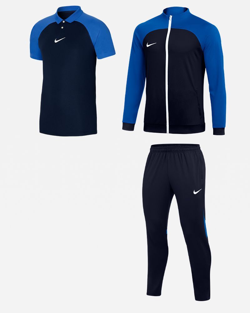 Ensemble Nike homme Pack 3 pièces Polo Academy Pro Veste de survetement Pantalon de survetement DH9228 DH9234 DH9240