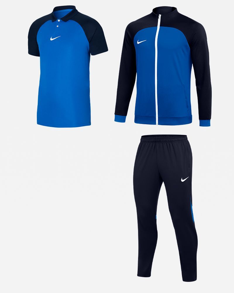 Ensemble Nike homme Pack 3 pièces Polo Academy Pro Veste de survetement Pantalon de survetement DH9228 DH9234 DH9240