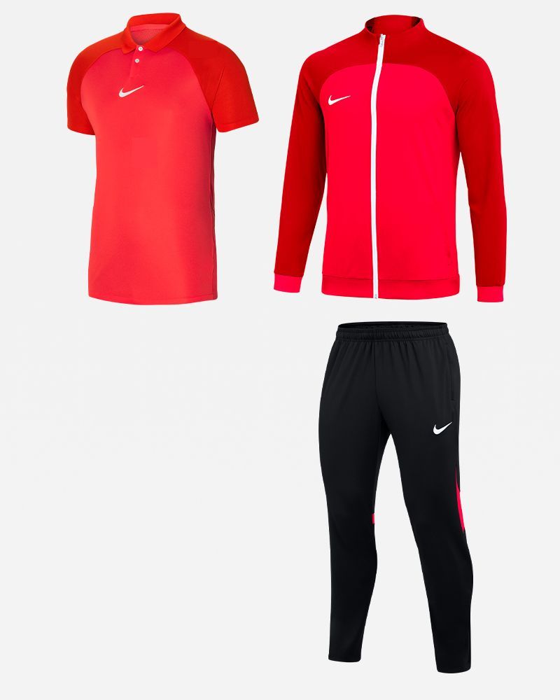 Ensemble Nike homme Pack 3 pièces Polo Academy Pro Veste de survetement Pantalon de survetement DH9228 DH9234 DH9240