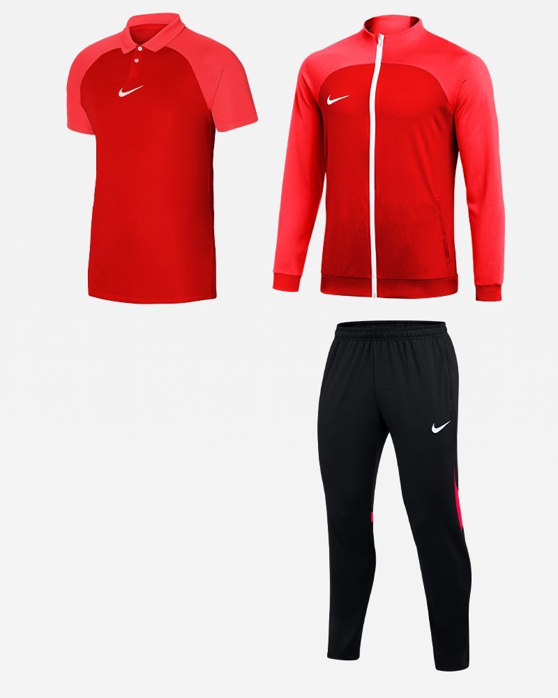 Ensemble Nike homme Pack 3 pièces Polo Academy Pro Veste de survetement Pantalon de survetement DH9228 DH9234 DH9240