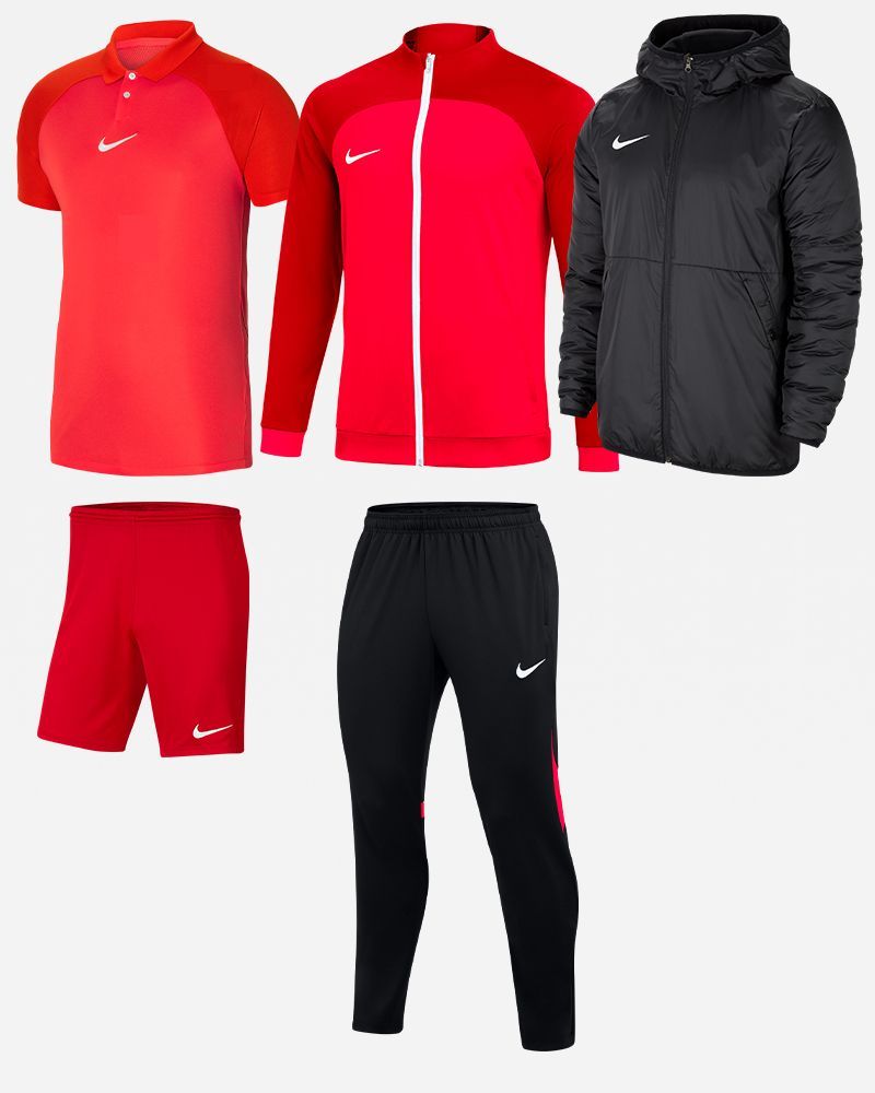 Kit Nike Academy Pro for Men. Track suit + Polo + Shorts + Parka | EKINSPORT