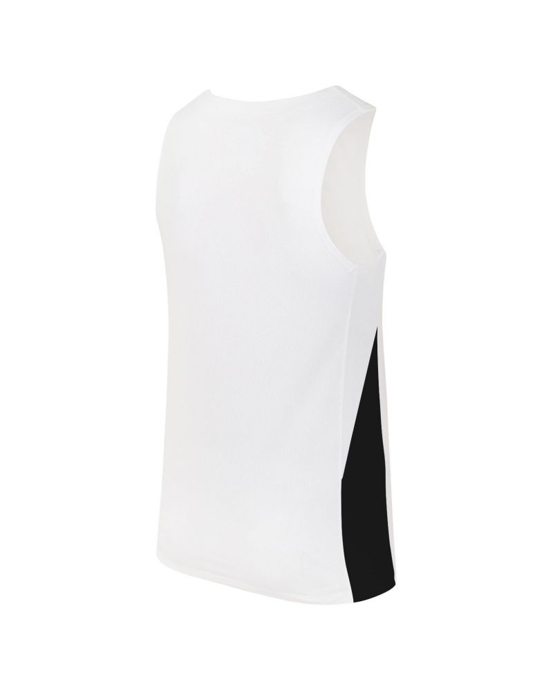 Camiseta de baloncesto Nike Team Blanco y Negro para hombre