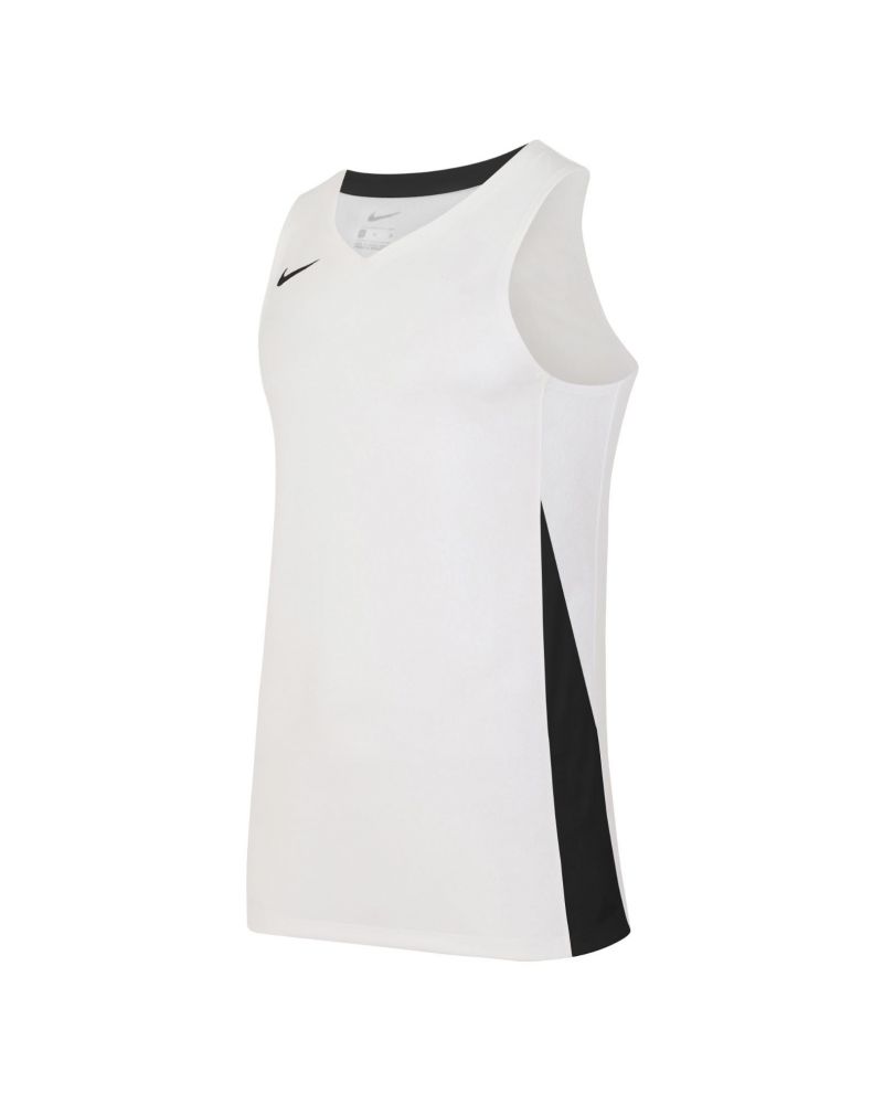 Camiseta de baloncesto Nike Team Blanco y Negro para hombre