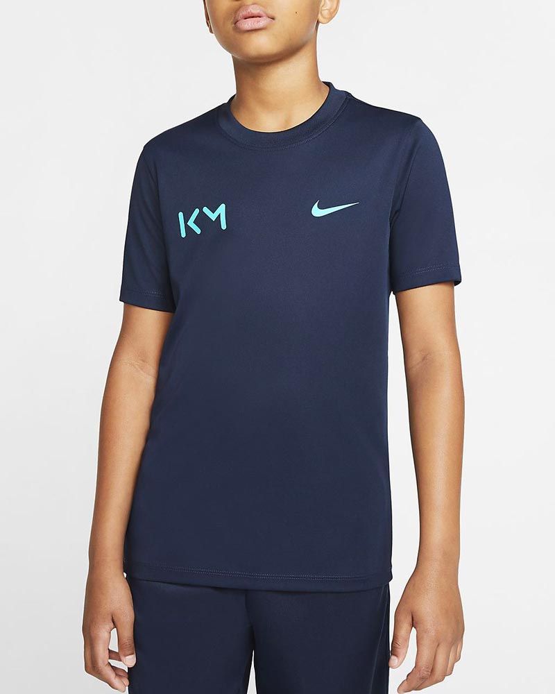 T-shirt de football kylian Mbappé bleu enfant - Nike