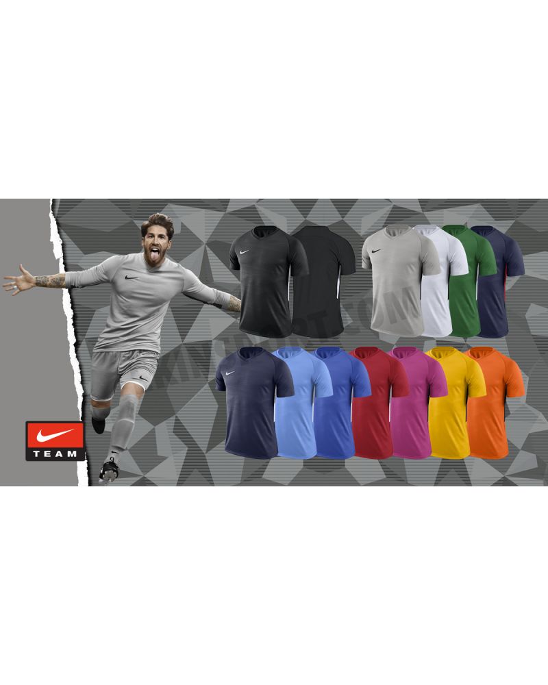 Maglia Nike Tiempo Premier per Bambini 894111 411 Blu e bianco