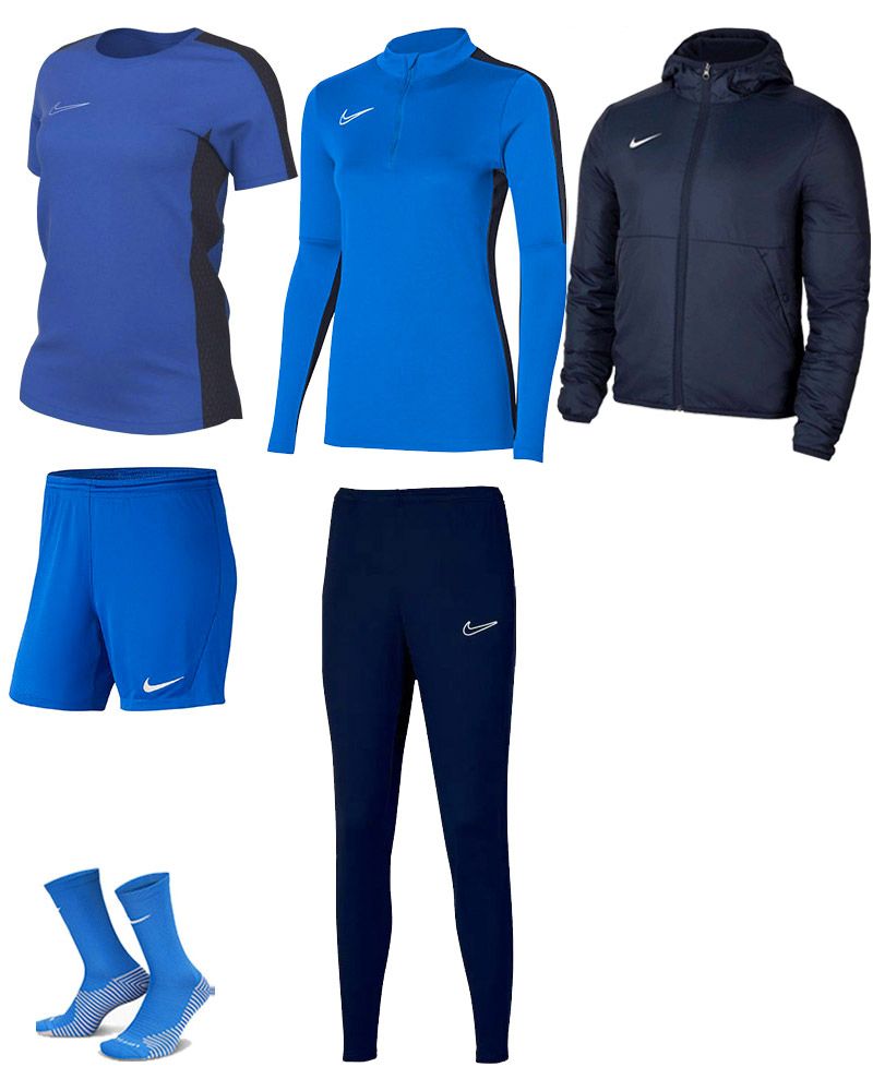 Kit Nike Academy 23 for Female. Track suit + Jersey + Shorts +