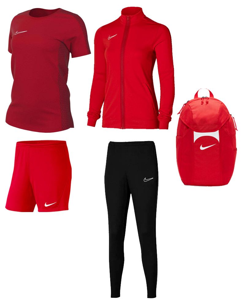 Kit Nike Academy 23 for Female. Track suit + Jersey + Shorts + Bag