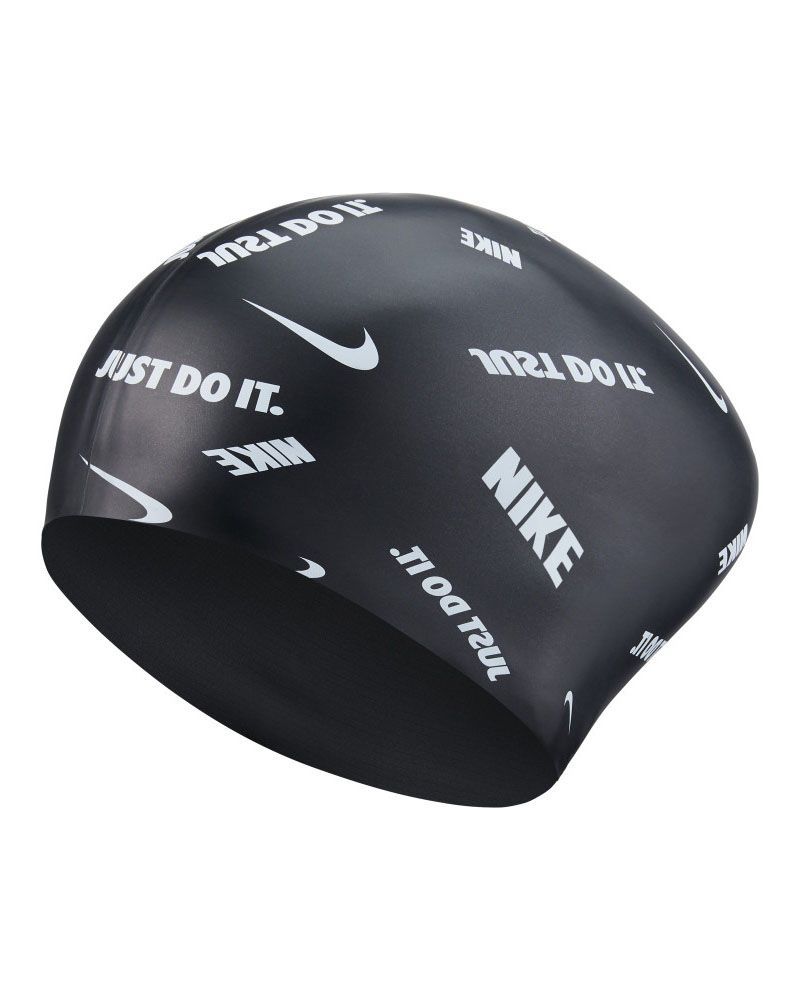 Bonnet de bain Nike Swim Logofetti noir NESSA205-001