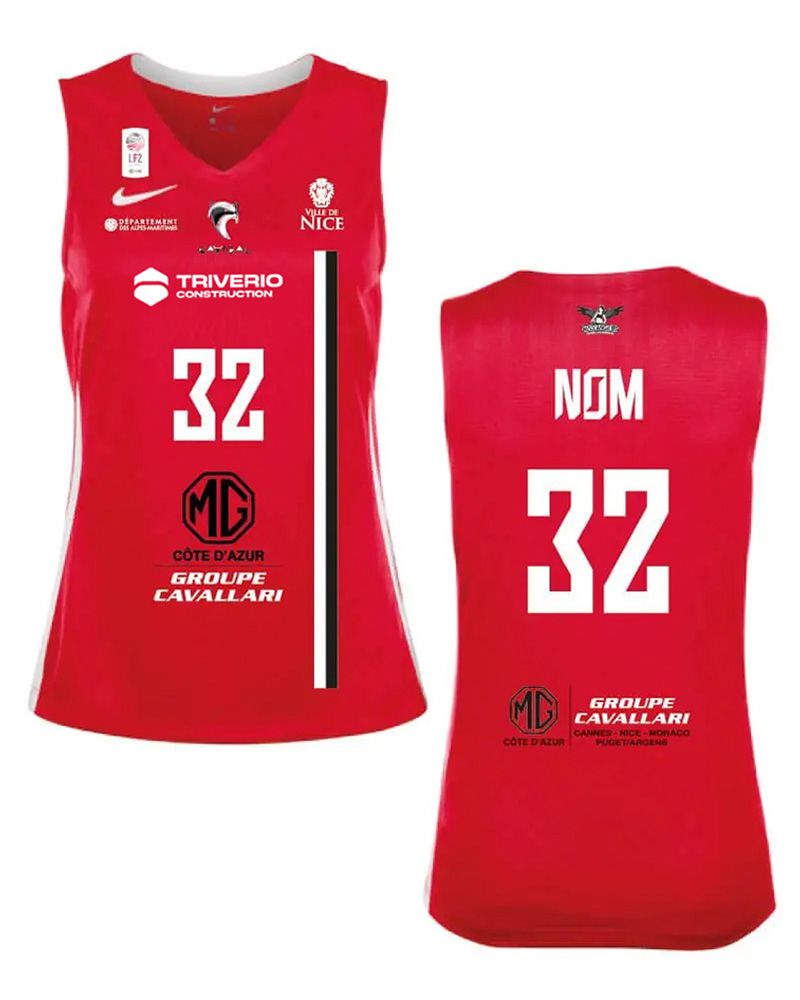 Maillot de match pour Enfant Cavigal Nice Basket EKINSPORT