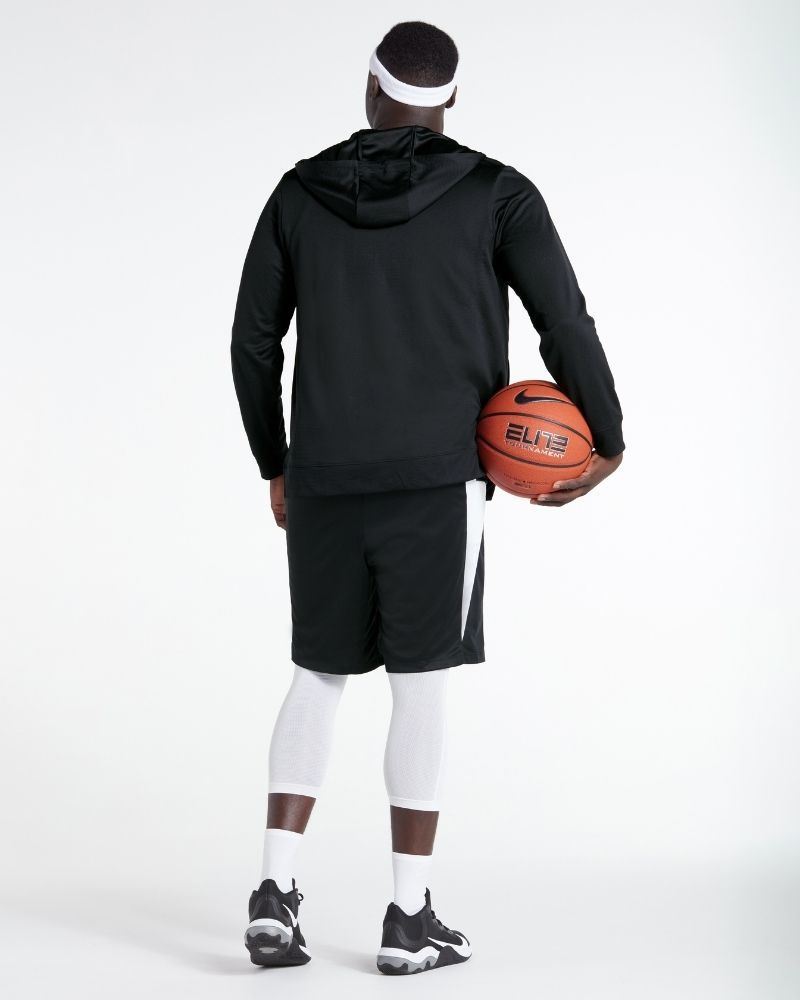 Veste de survêtement noir Nike Team Basketball zip pour homme NT0205-010 Veste de survêtement noir Nike Team Basketball zip pour homme NT0205-010