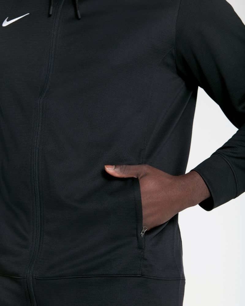 Veste de survêtement noir Nike Team Basketball zip pour homme NT0205-010 Veste de survêtement noir Nike Team Basketball zip pour homme NT0205-010