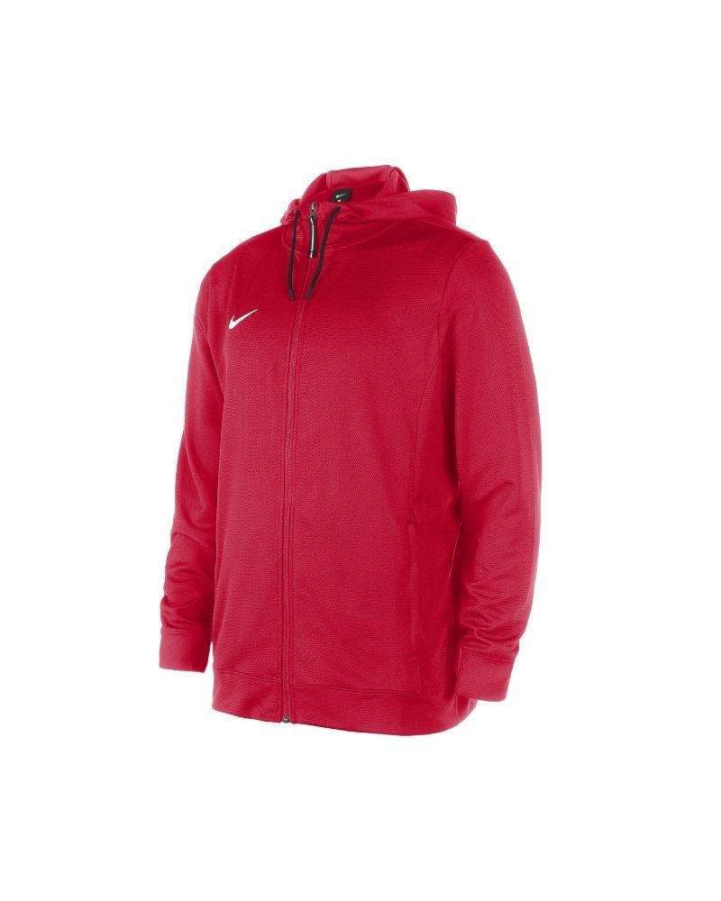 Veste de survêtement rouge Nike Team Basketball zip pour homme NT0205-657
