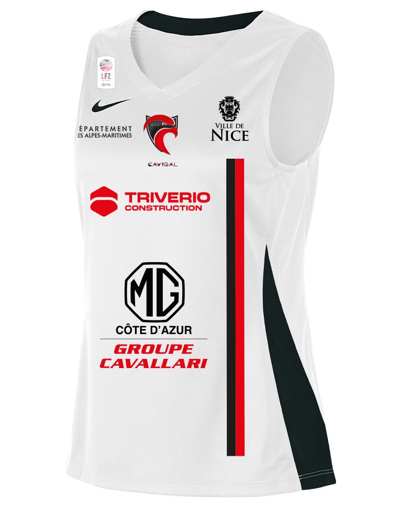 Maillot de match pour Femme Cavigal Nice Basket EKINSPORT