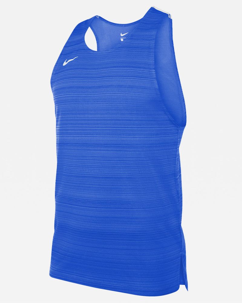 Débardeur de running Nike Dry Miler Singlet pour Homme - NT0300-463 - Bleu  Royal