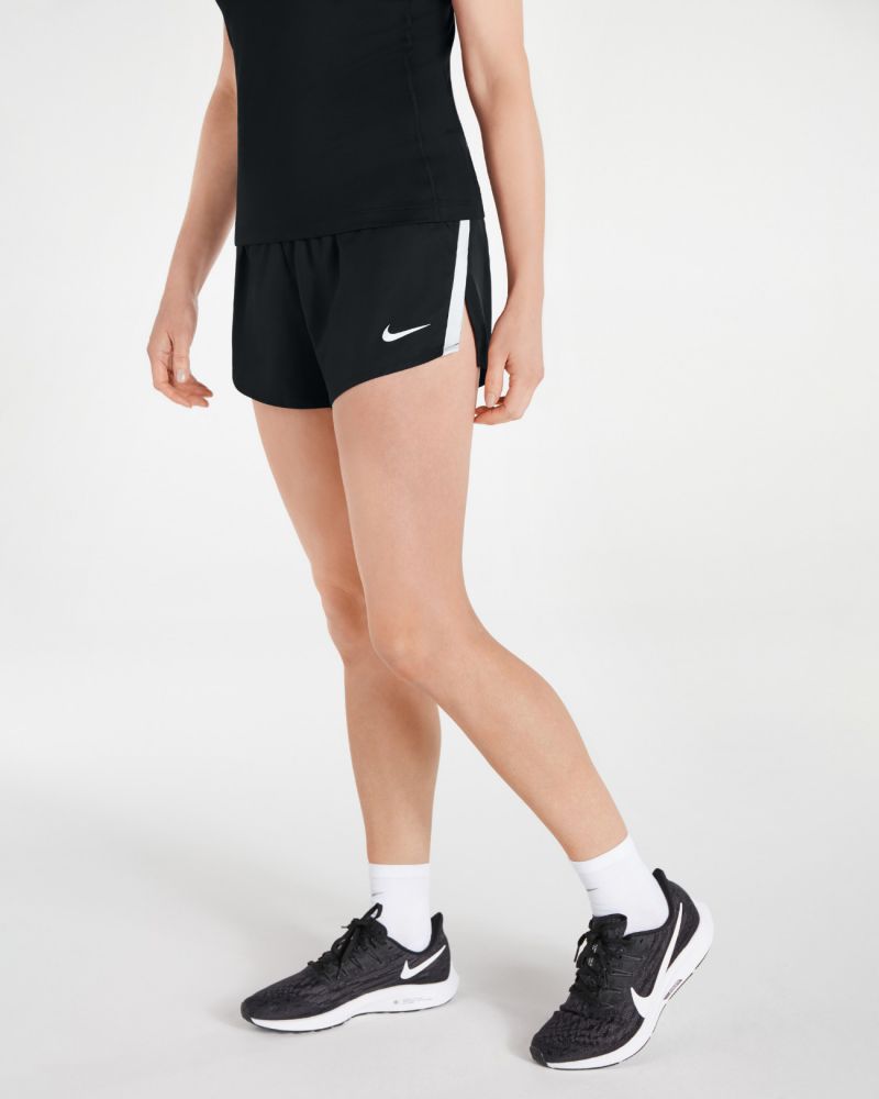 Calções de corrida Nike Stock para mulher - NT0304-010 - Preto