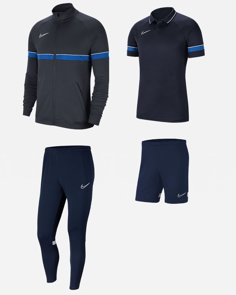 Ensemble Nike Academy 21 pour Enfant. Survêtement + Polo + Short (4 pièces)
