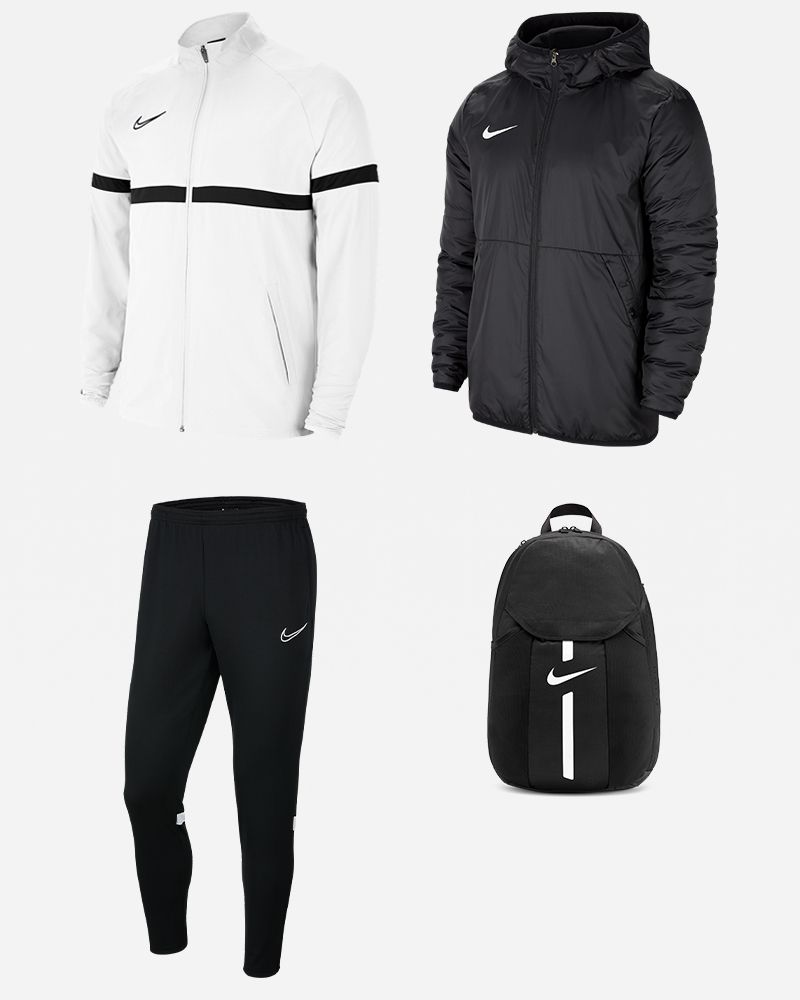 Pack Entrainement Nike Academy 21 maillot, short,chaussettes, polo, survetement, sac, parka