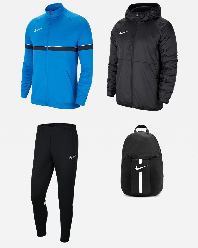Pack Entrainement Nike Academy 21 maillot, short,chaussettes, polo, survetement, sac, parka