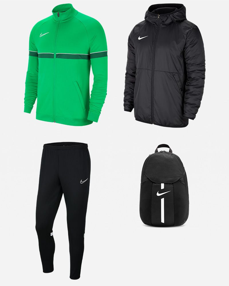Pack Entrainement Nike Academy 21 maillot, short,chaussettes, polo, survetement, sac, parka