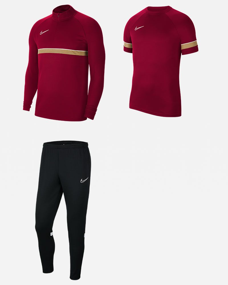 Conjunto Nike Academy 21 para Hombre. Chándal + Camiseta (3 productos)
