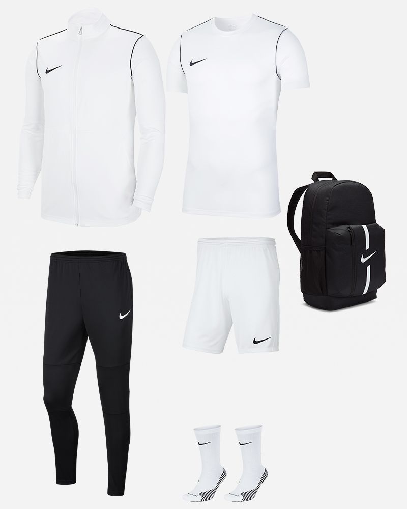 Pack Entrainement Nike Park 20 maillot, short, chaussettes, survetement, sac, parka