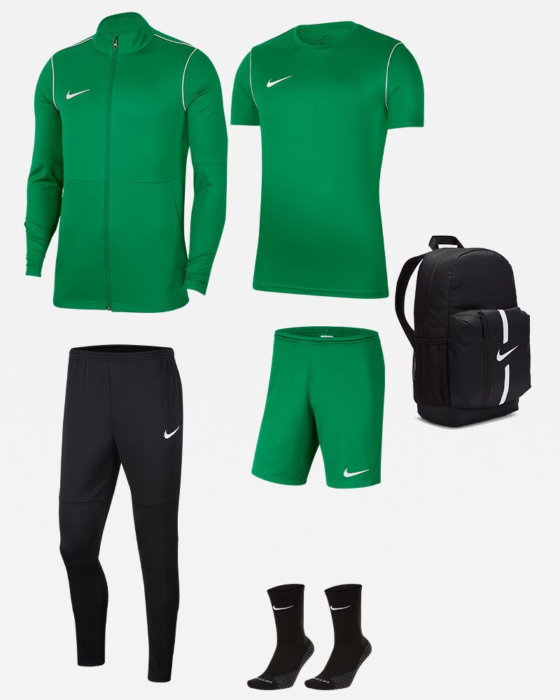 Pack Entrainement Nike Park 20 maillot, short, chaussettes, survetement, sac, parka