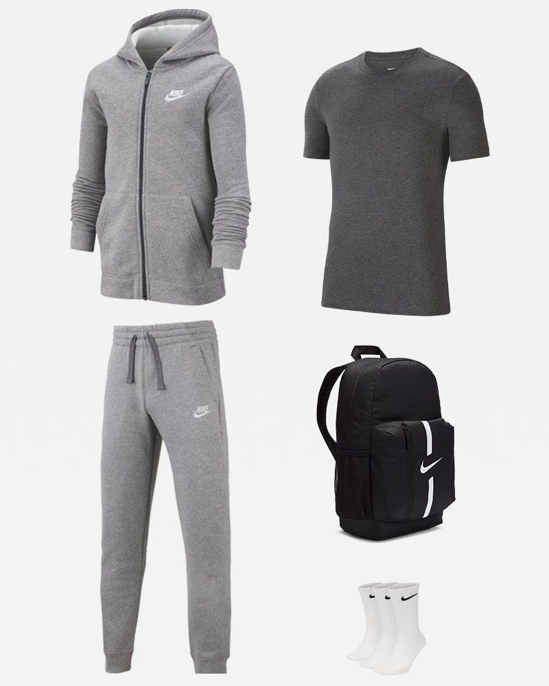 Produkt-Set Nike Sportswear für + T-Shirt Kind. EKINSPORT + Socken + Tasche Jogginganzug 