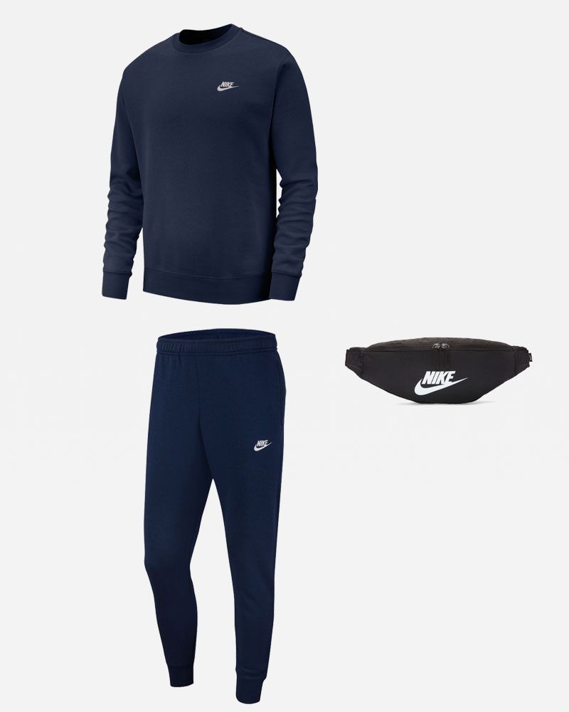 Kit Nike Sportswear for Men. Sweatshirt Trouser Banana EKINSPORT