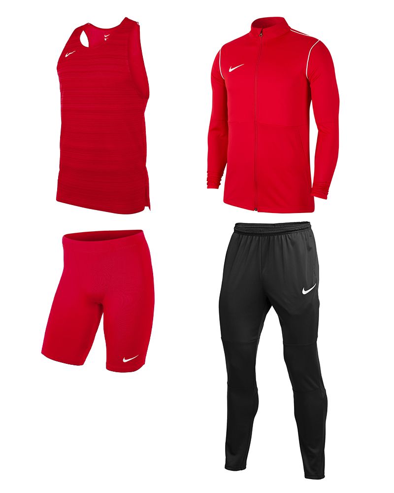 Ensemble Running Nike Park 20 homme debardeur cuissard veste pantalon de survetement