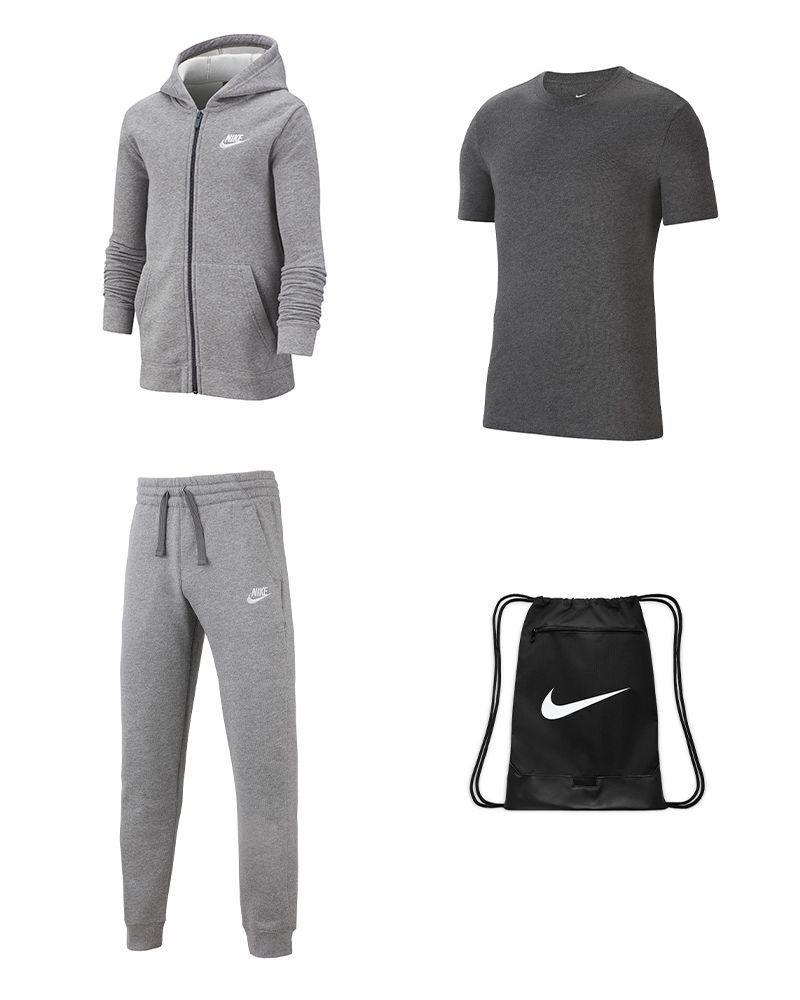 Produkt-Set Nike Sportswear für Kind. Jogginganzug + T-Shirt + Tasche |  EKINSPORT