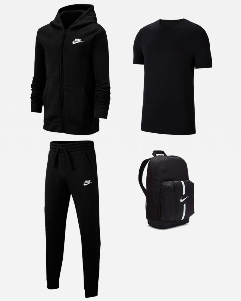 Produkt-Set Nike Sportswear für Kind. Jogginganzug + T-Shirt + Tasche |  EKINSPORT