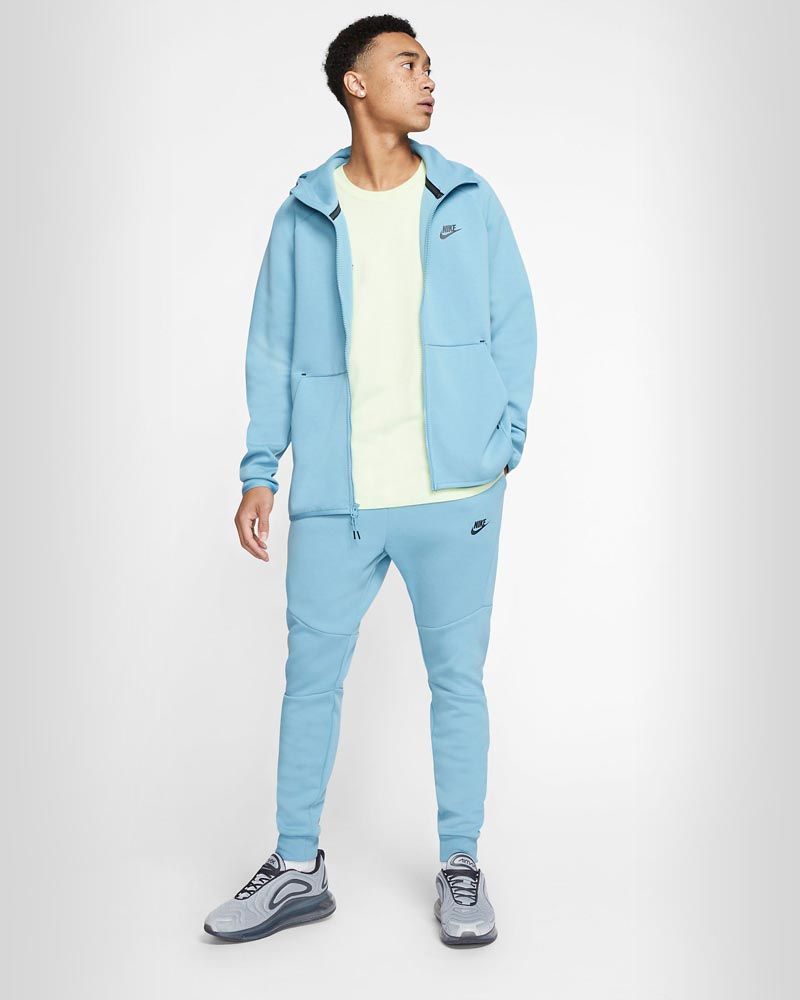 Bas de jogging Nike Tech Fleece Slim Fit Bleu Ciel pour Homme