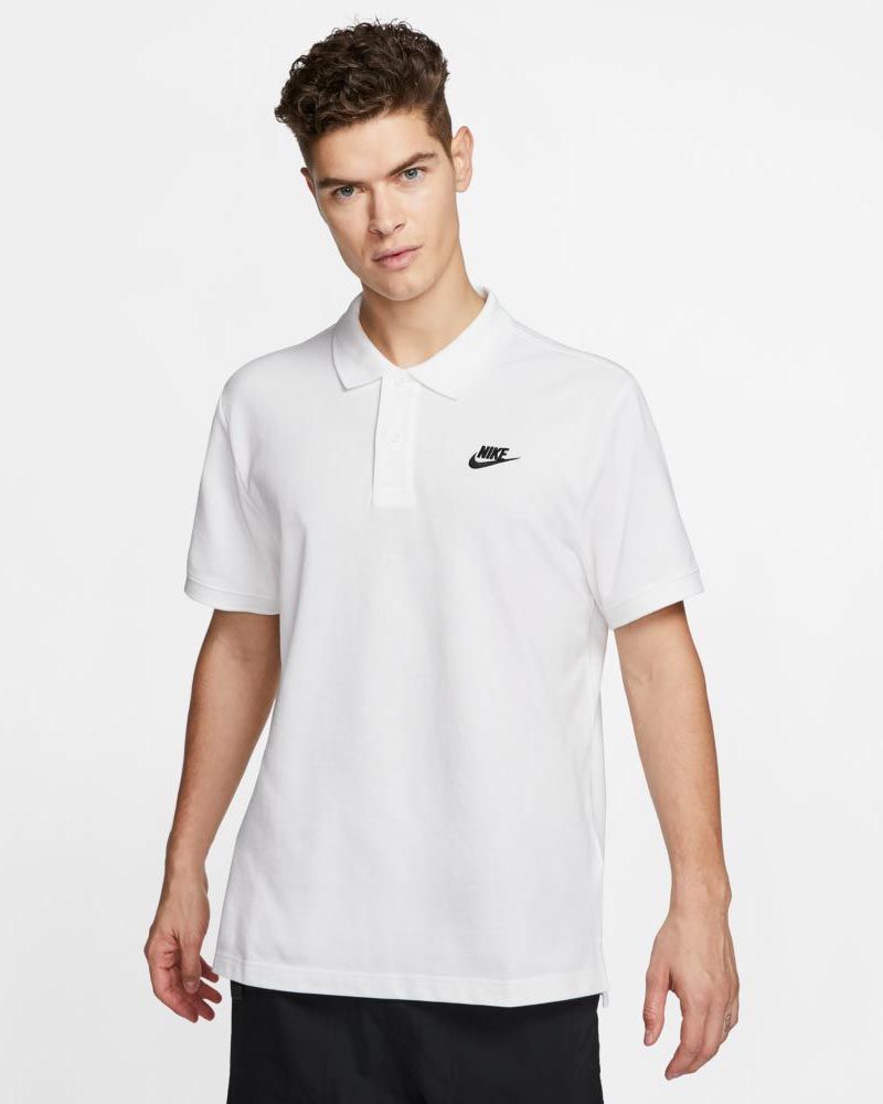 Polo nike blanco discount