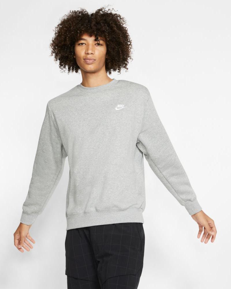 Sweat Nike Sportswear Club Fleece pour Homme - BV2662-063 - Gris