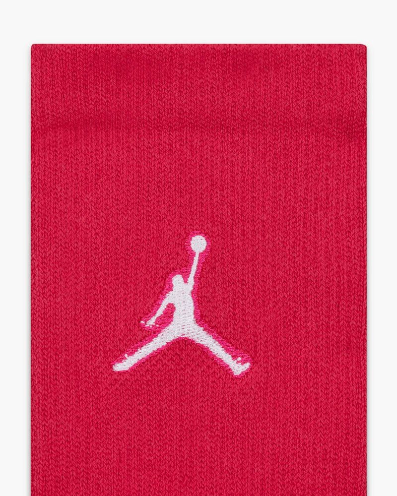 Men s Jordan Flight Crew Basketball Socks SX5854 600 Pink
