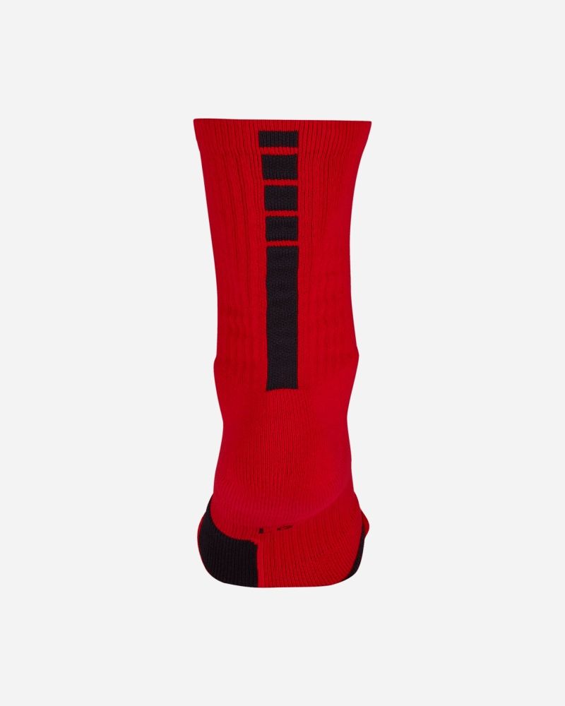 Chaussettes de basket Nike Elite Crew Rouge & Noir unisexe SX7622-657