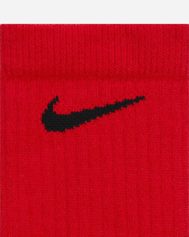 Chaussettes de basket Nike Elite Crew Rouge & Noir unisexe SX7622-657