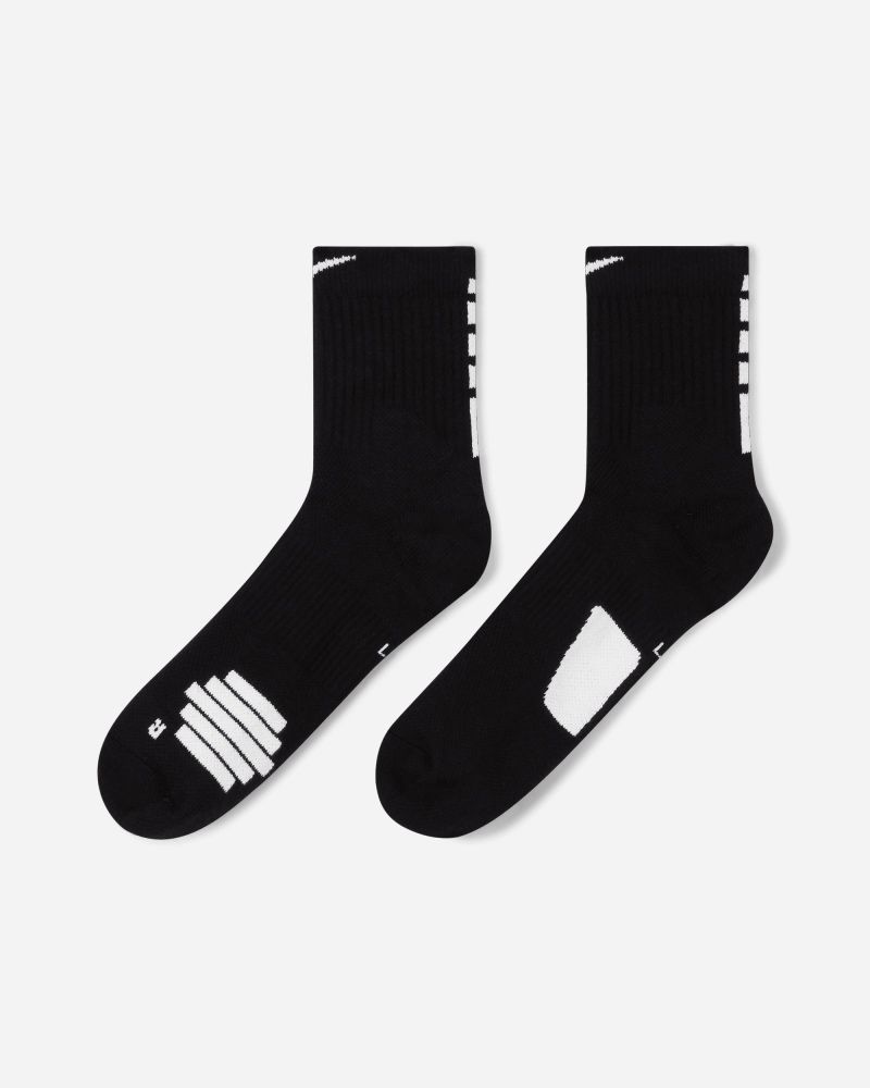 Chaussettes de Basketball Nike Elite Mid Noir pour Homme