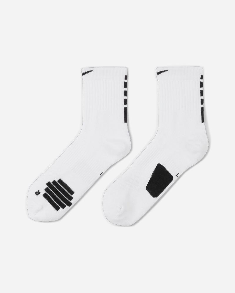 CHAUSSETTES NIKE ELITE MID - White - Basket Connection