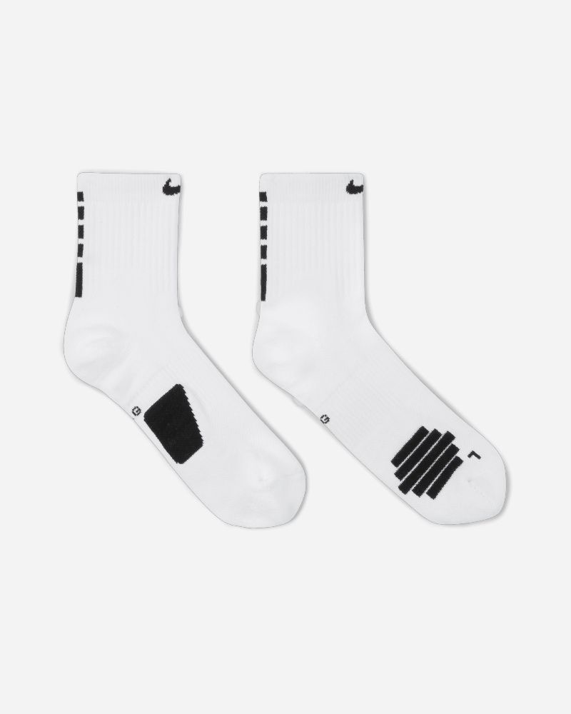 CHAUSSETTES NIKE ELITE MID - White - Basket Connection