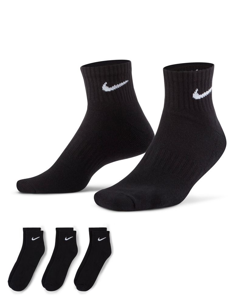 SOLDES 2024 : Nike Lot de 3 paires de Chaussettes, Black pas cher