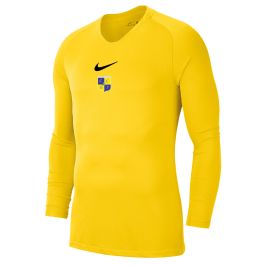 Yellow nike long sleeve compression shirt 2025