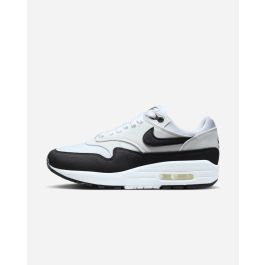 Chaussures Nike Air Max 1 87 Blanc Noir pour Femme EKINSPORT