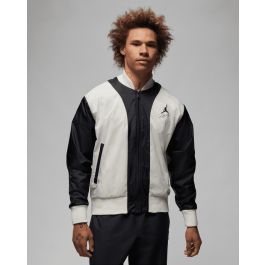 Men s White Black Jordan Flight MVP Jacket EKINSPORT