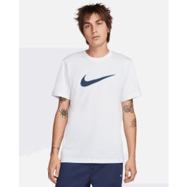 T-shirt Nike Sportswear Blanc & Bleu SP pour Homme