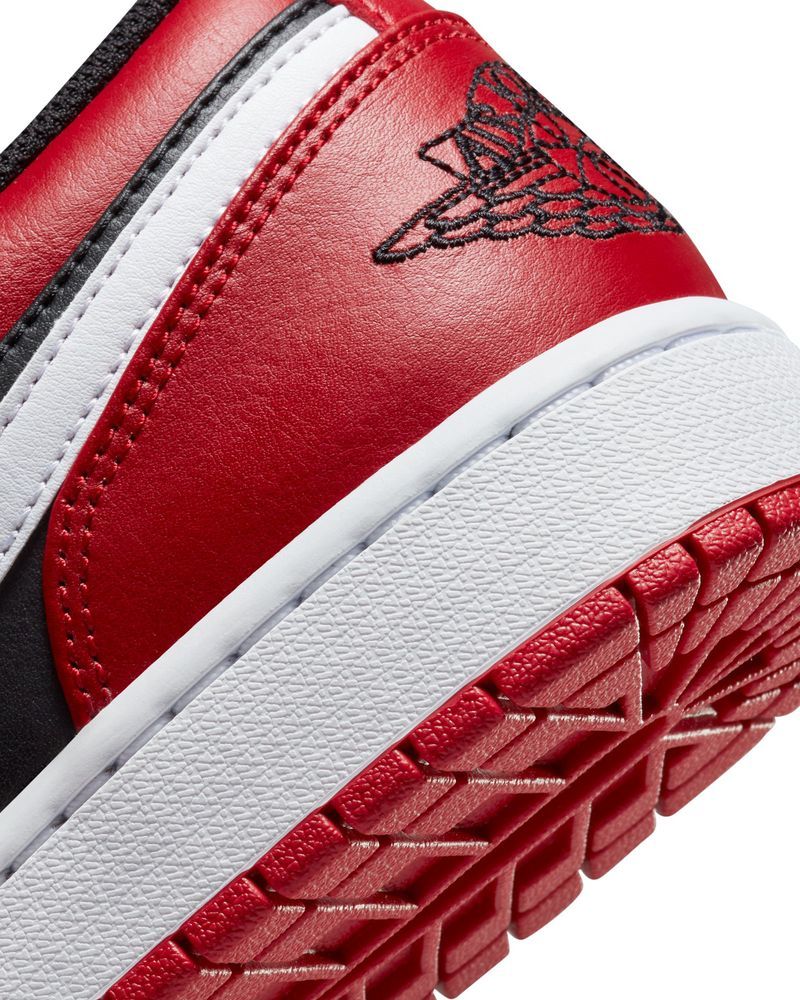 Jordan 1 low rojo hot sale con negro